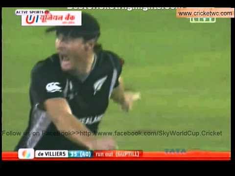 Video: Faf du Plessis sledged by Kiwis after run out