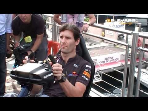 Video: Mark Webber and Playseat Redbull Racing F1