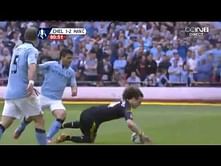 Video: Aguero Tackle - How did he not get a red card or a booking?