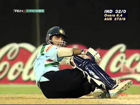 Video: Brutal shot by Sachin Tendulkar almost knocks out Sourav Ganguly