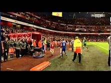 Video: Jack Wilshere going physical at Kevin Mirallas