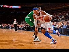 Video: Carmelo Anthony drops 36 to beat the Celtics
