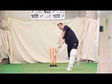 Tottenham Hotspur star Michael Dawson bats against Stuart Broad