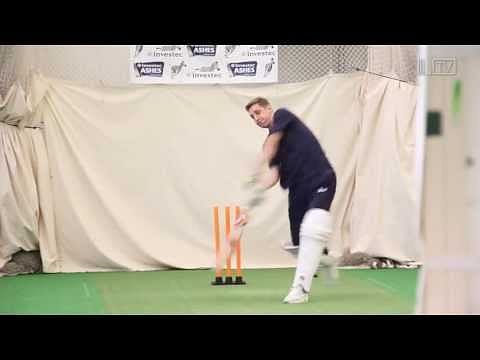 Tottenham Hotspur star Michael Dawson bats against Stuart Broad