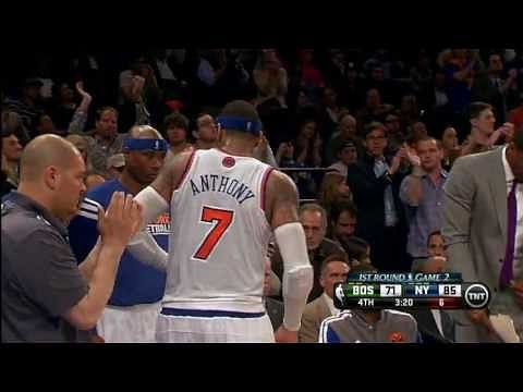 Video: Carmelo Anthony vs. the Celtics in Game 2