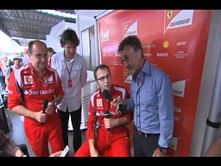 Video: Eddie Jordan interrupts Ferrari press conference - Brazilian Grand Prix 2011