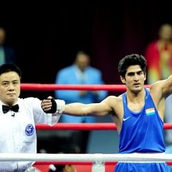 Vijender undergoes dope test at NADA