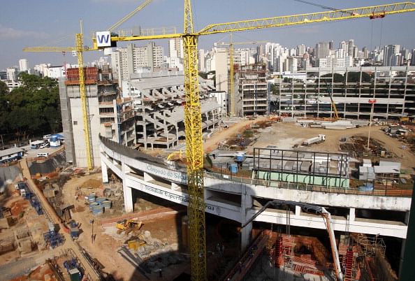 One dead in Brazil stadium collapse