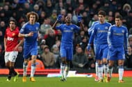 Ramires of Chelsea celebrates scoring his teaam's second goal during the FA Cup sponsored by Budweiser Sixth Round match between Manchester United and Chelsea at Old Trafford on March 10, 2013 in Manchester, England. (Photo by Alex Livesey/Getty Images)