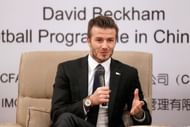 David Beckham Meeting With Wuhan Football Association