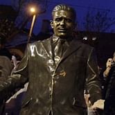 Ferenc Puskás statue unveiled