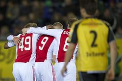 Ajax one win away from third consecutive Dutch title