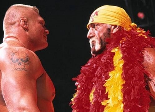 When Brock Lesnar confronted the immortal Hulk Hogan