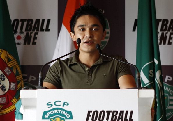Got depressed at not playing regularly in Portugal: Chhetri