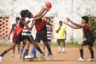Action during the inaugural National Championship AFL India-OGM Cup at Calicut in November 2012