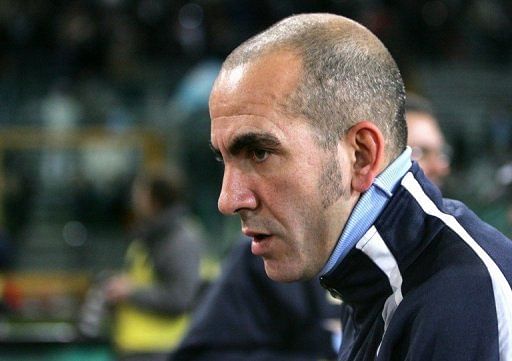 Paolo Di Canio is pictured at Rome&#039;s Olympic stadium on December 17, 2005