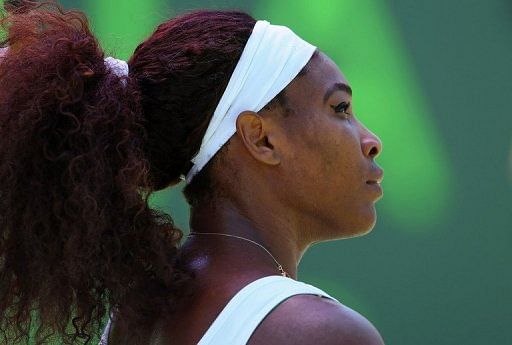 World No. 1 Serena Williams plays against Maria Sharapova in the Sony Open on March 30, 2013, in Key Biscayne, Florida