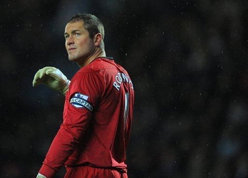 Ex-England 'keeper Robinson out with blood clot
