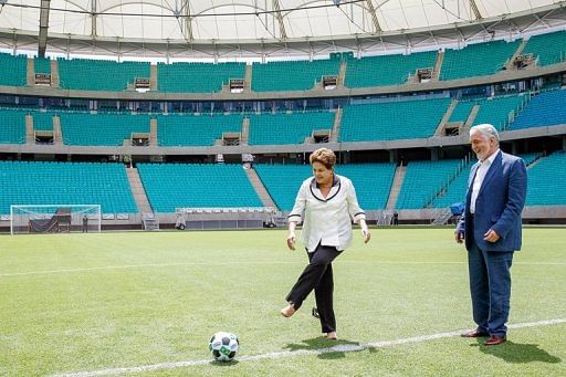 Brazil's Rousseff opens World Cup in northeast