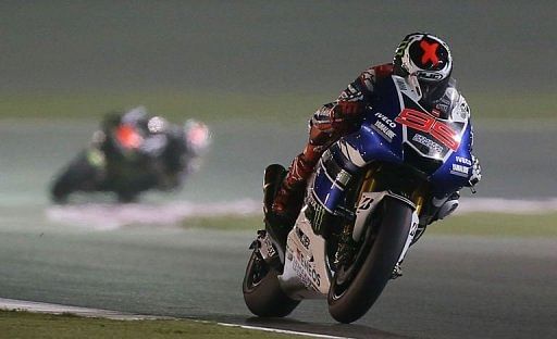 Lorenzo on pole in Qatar