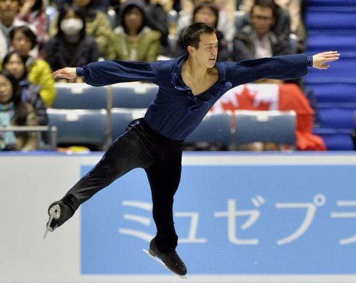 Canada&#039;s Patrick Chan performs in the men&#039;s short program competition in Tokyo on April 11, 2013