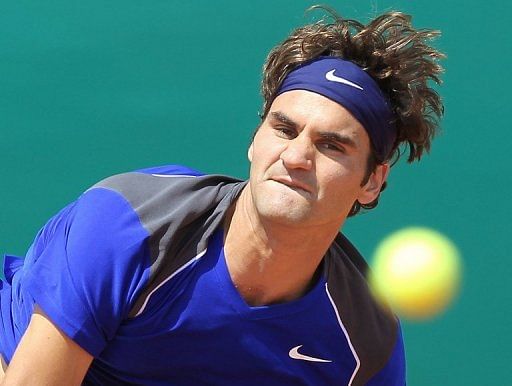 Roger Federer, pictured during a Monte-Carlo ATP Masters Series Tournament match on April 15, 2011, in Monaco