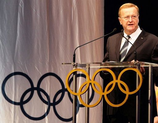 John Coates, president of the Australian Olympic Committee, pictured in Sydney on January 14, 2009