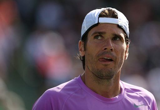 Tommy Haas, pictured during a tennis match in Key Biscayne, Florida, on March 29, 2013