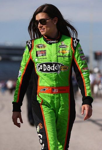 Danica Patrick at Texas Motor Speedway on April 12, 2013