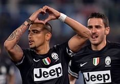 Vidal double edges Juventus closer to title