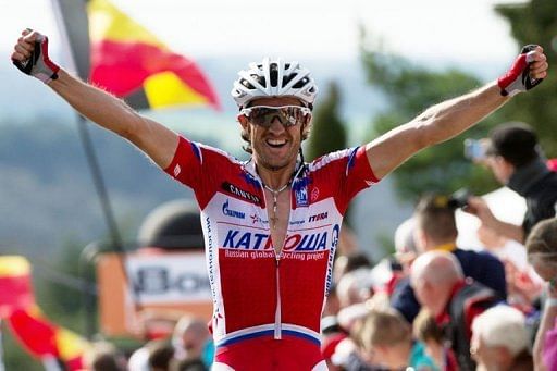 Moreno wins Fleche-Wallonne cycling classic