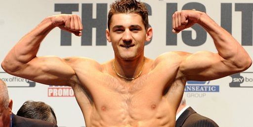 Welsh boxer, Nathan Cleverly in London, on May 20, 2011