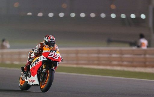 Marquez becomes youngest MotoGP winner