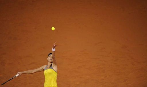 Ana Ivanovic, pictured in action in Stuttgart on April 21, 2013