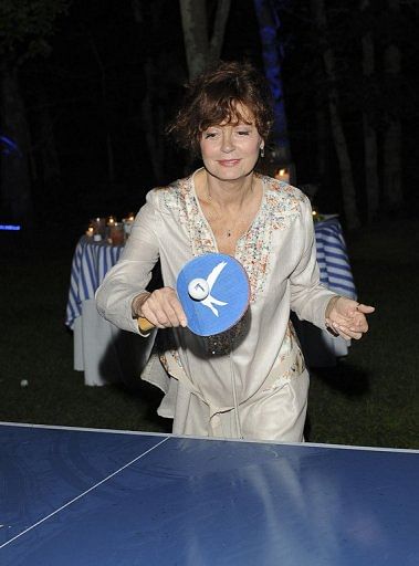 Susan Sarandon attends Grey Goose Vodka&#039;s Inaugural Blue Door Series With SPiN Galactic, in New York, on August 5, 2011