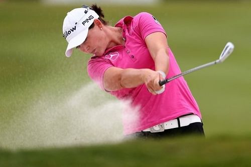 Caroline Masson during the second round of the North Texas LGPA Shootout on April 26, 2013