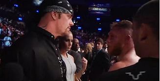 When The Undertaker and Brock Lesnar had a sit-down chat
