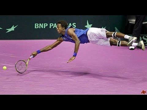 Video: Gael Monfils amazing skills on the court