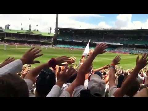 Video: Barmy Army dedicates a song to Mitchell Johnson