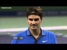 Video: Federer and Murray take each other on in an incredible rally