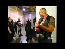 Video: When The Rock sang goodbye to Steve Austin