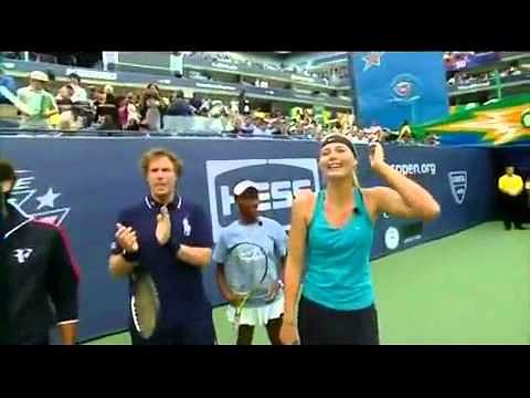 Video: Performance Challenge of Maria Sharapova, Serena Williams, Andy Roddick and Roger Federer