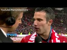 Video: Robin van Persie - "The Trophy is heavy"