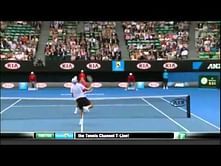 Video: Roger Federer's superb improvisation
