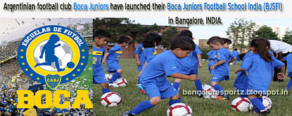 Popular Argentinian Soccer club's football school in Bangalore