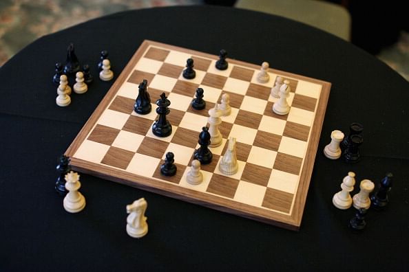 World Cup R2: Sasi, Adhiban Draw ~ Chess Magazine Black and White