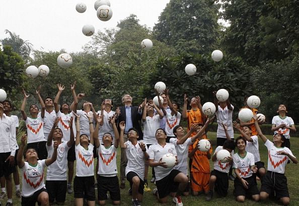 30 Indian Kids Selected  To Be Trained By German Soccer Board Member Wynton Rufer