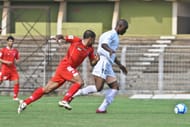 The goal from Odafa (right) proved to be a consolation