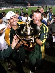 The South African team win