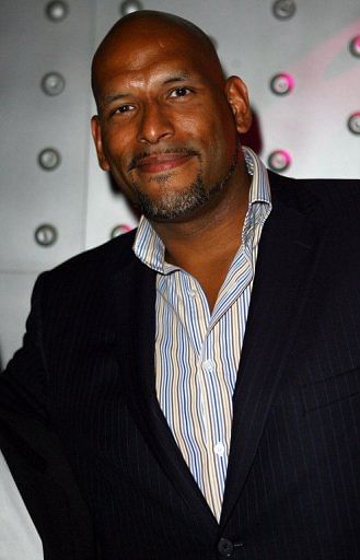 Former NBA star John Amaechi attends LA Pride Week in Los Angeles, California, on June 6, 2007